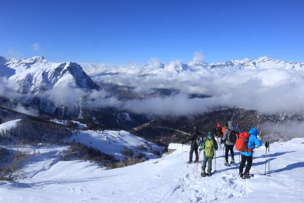 In discesa dall'Hohture vista su Wasenalp