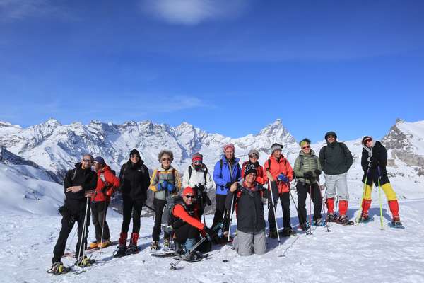 trekking ciaspole cheneil cervino