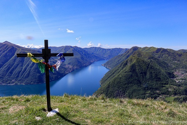 Anello di Pigra Panorama dal Monte Pasquella