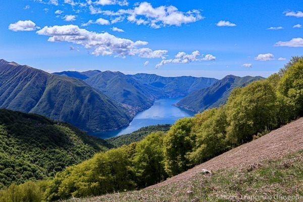 Anello di Pigra Panorama sul Lago di Como