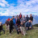 Foto di gruppo sulla Testa di Comagna