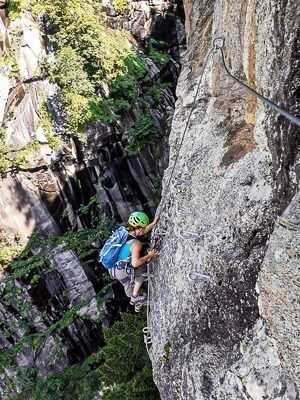 Lifeintrek trekking Milano Ferrata Walserfall Piemonte Croveo