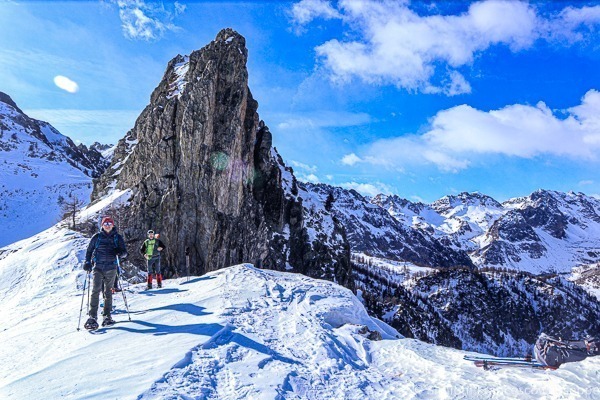 Trekking Ciaspole Valle Maira gruppo Trekkign Gallarate Milano Legnano