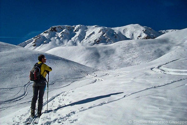 Col Flassin Col Citrin Ciaspole Neve San Bernardo