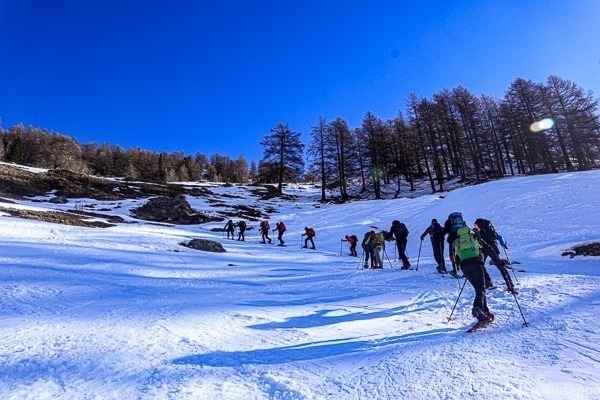 Sigaro Val Grisenche Aosta Ciaspole