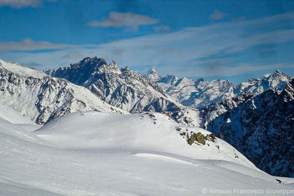 Ciaspolata Col CItrin Rifugio Champillon in Valpelline [E] Col Flassin Gran San Bernardo Ciaspole Neve