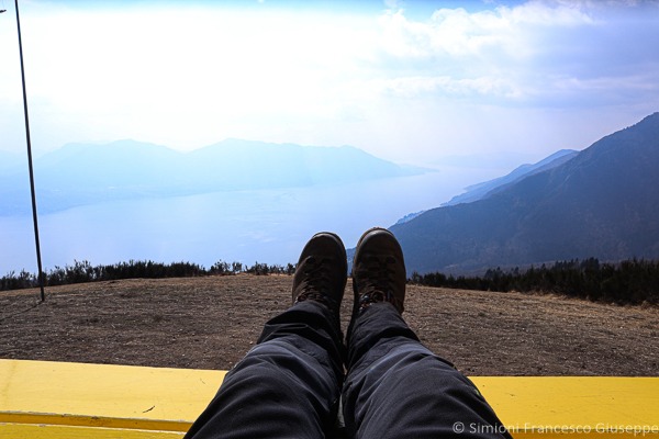 Point Of View on Maggiore Lake Big Bench