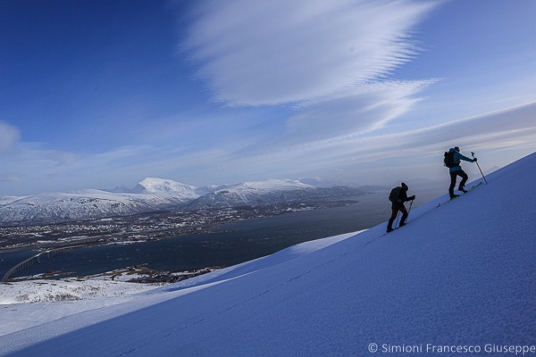 Lyngen Alps Ciaspolata Finlandsfiellet