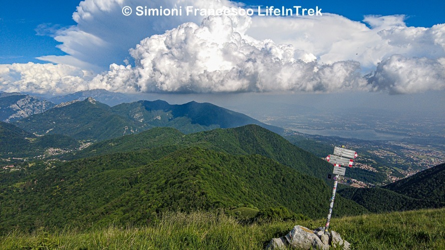 Trekking Montagna Triangolo Lariano Monte Pallanzone Panorama