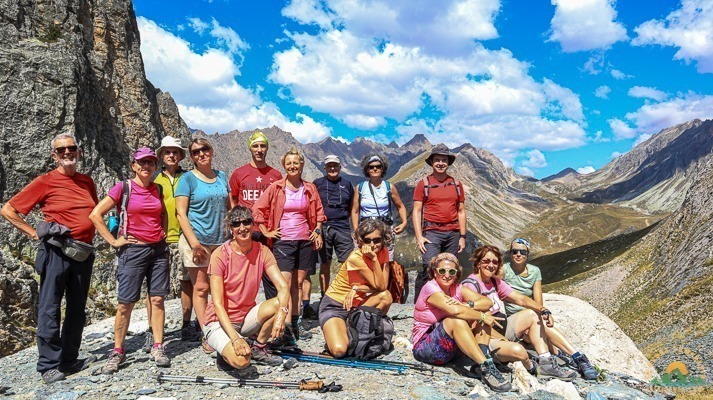 Trekking Valle Maira foto al passo