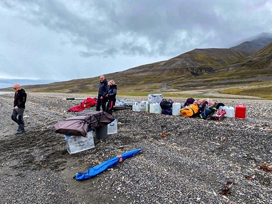 Trekking Svaldard longyearbyen Skambutka