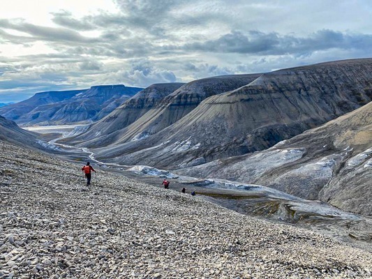 Trekking Svaldard longyearbyen Skambutka