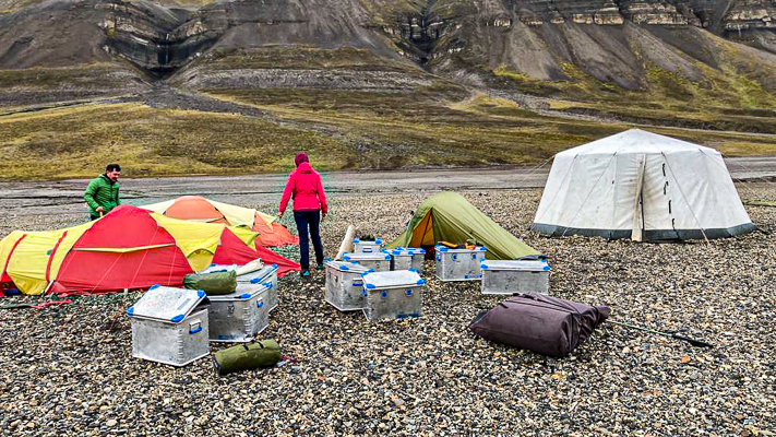 Trekking Svaldard longyearbyen Skambutka