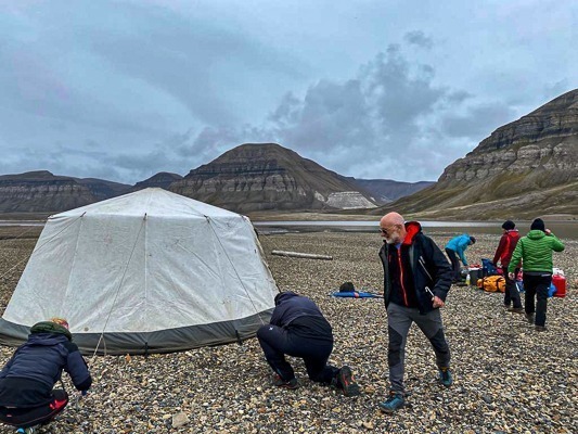 Trekking Svaldard longyearbyen Skambutka