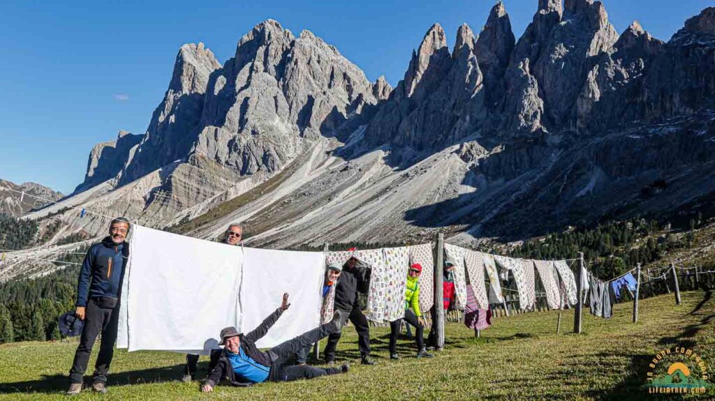 Trekking Funes Panni Stesi Malga Malga Brogles Glatschalm Gampenalm Trek Lifeintrek