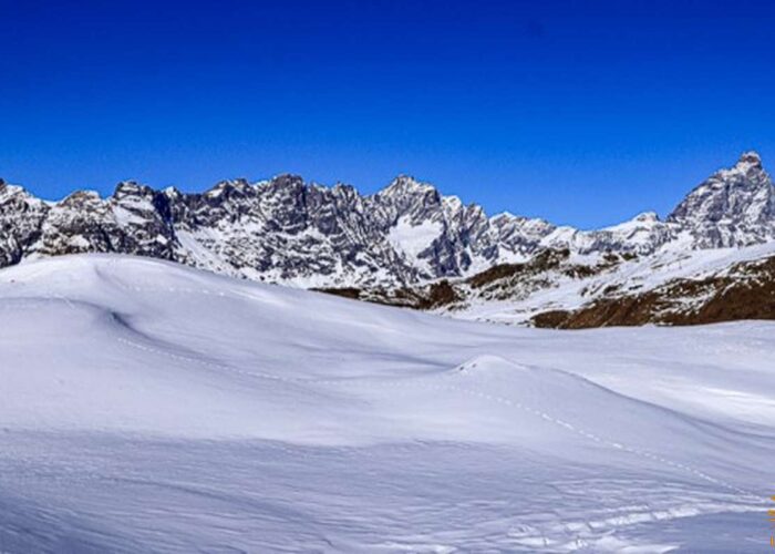 Montagna Ciaspole Neve Chamois Cervino Trekking Zainoinspalla Lifenitrek 4