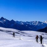 Montagna Ciaspole Cervino Trekking Zainoinspalla Gruppo trekking Milano Lifenitrek
