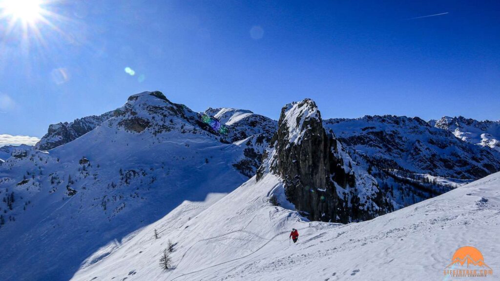 Ciaspolata Ciaspole Neve Valle Maira Piutas Lifeintrek Trekking Zainoinspalla Soleglio bue Trekking Milano Legnano Lombardia