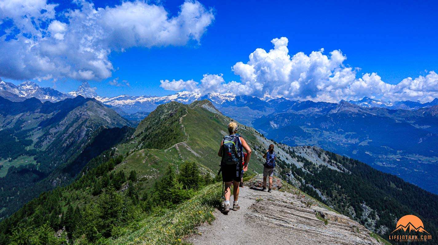 Trek Becca Aver Aosta Lifeintrek Trekking Zainoinspalla Cima Longhede