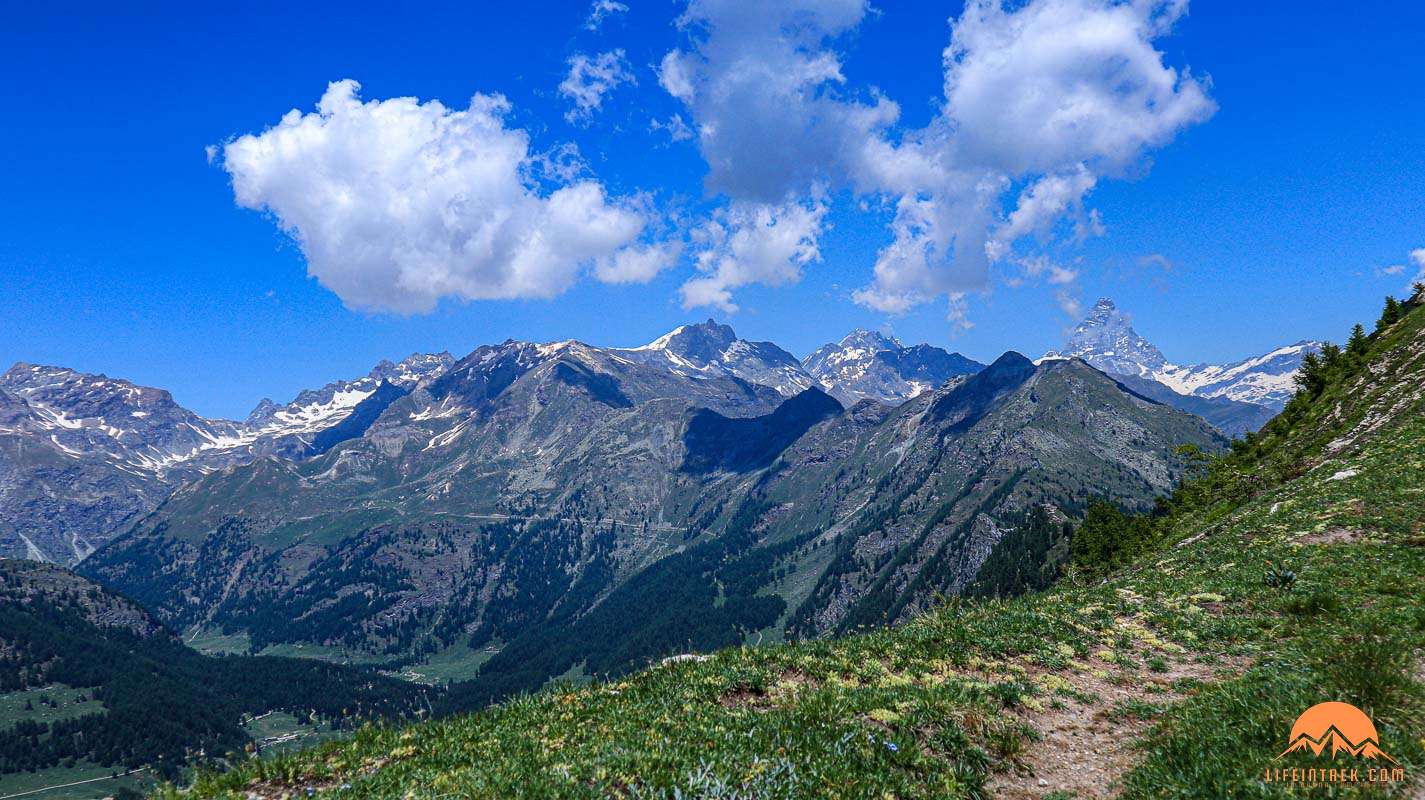 Trek Becca Aver Aosta Lifeintrek Trekking Zainoinspalla Cima Longhede Cervino