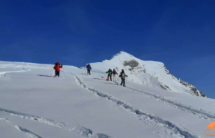 Ciapolata Monte Zerbion Lifeintrek Gruppo Ciaspole Trekking Milano Lombardia Piemonte Gallarate Torino Busto Arsizion Aosta