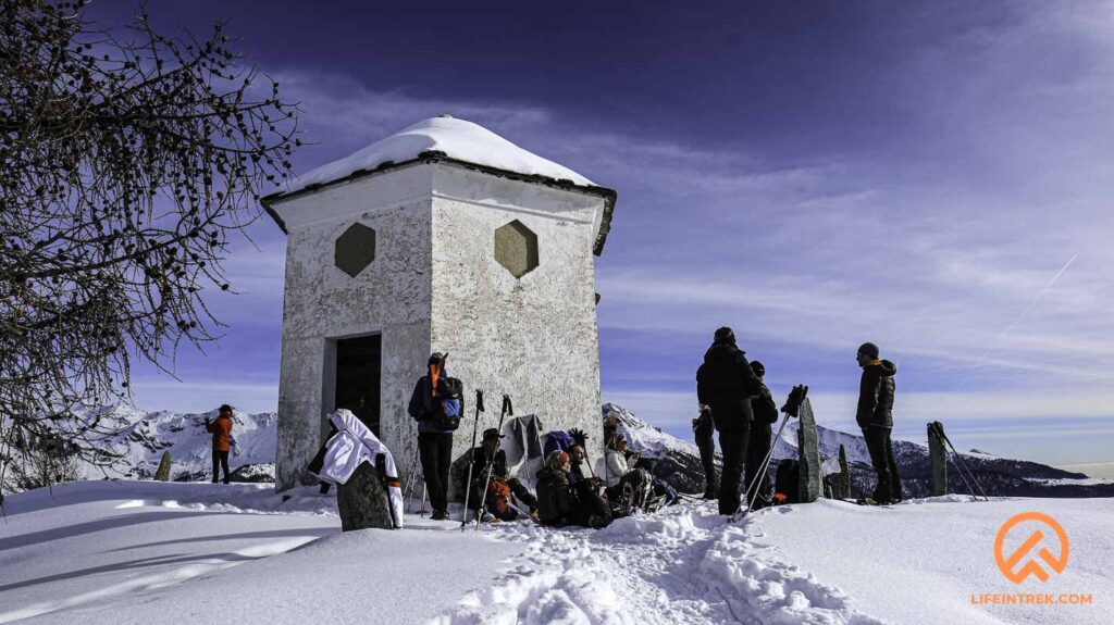 Ciaspolata Oratorio Gilliarey Valtournenche Trekking Trek Lifeintrek Ciaspolata Gruppo Trekking Milano Legnano Busto Arsizio Gallarete Parabiago Lombardia Piemonte Torino Aosta