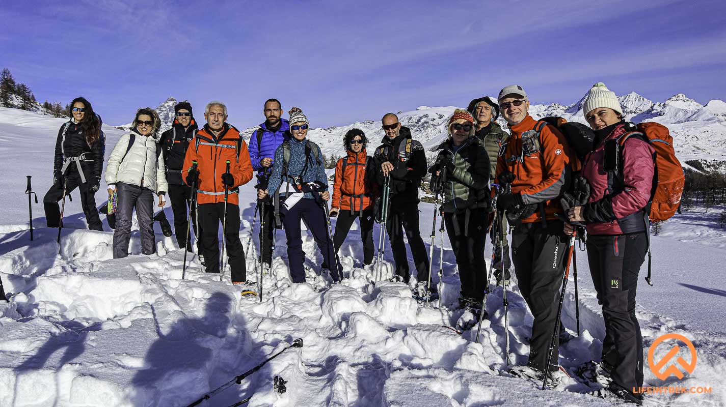 Ciaspolata Gruppo Trekking Milano Legnano Busto Arsizio Gallarete Parabiago Lombardia Piemonte Torino Aosta