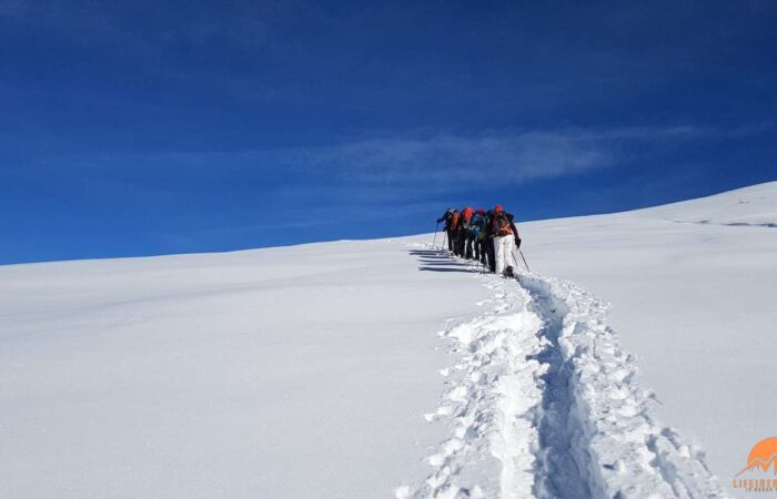 Ciapolata Monte Zerbion Lifeintrek Gruppo Ciaspole Trekking Milano Lombardia Piemonte Gallarate Torino Busto Arsizion Aosta