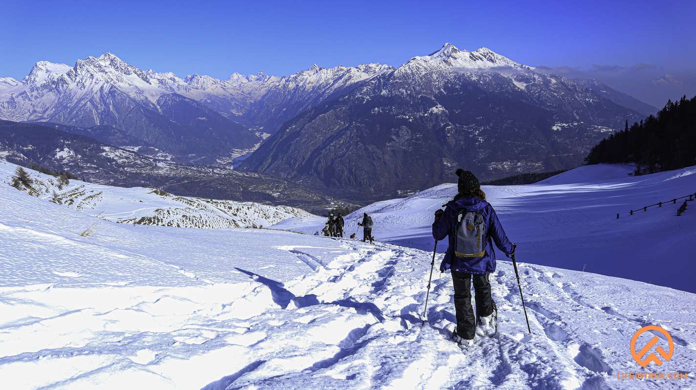 Lifeintrek Trekking Ciaspolata velpelline gruppo Trekking Milano Torino Busto Arsizio Parabiago milano