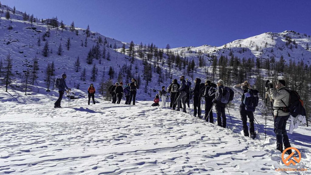 Lifeintrek Ciaspolata Cheneil Gruppo trekking Milano