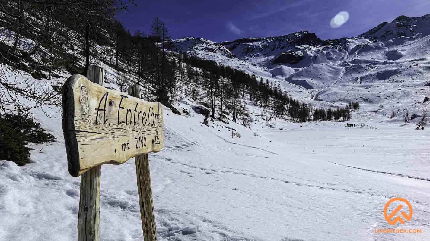 Gruppo Ciaspolate Milano Lombardia Lifeintrek Alpeggio di Entrelor