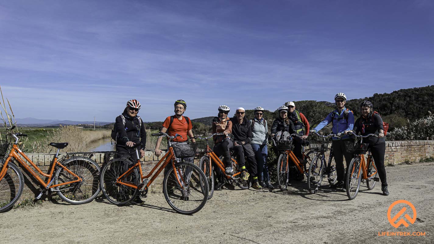 Gruppo Trek e Bici Gruppo Mountain Bike Giornata in buona compagnia Camminare spiaggia collelungo