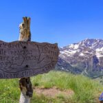 Cartello Alpe Sattal Monte Rosa Trekking Milano Alagna Valsesia