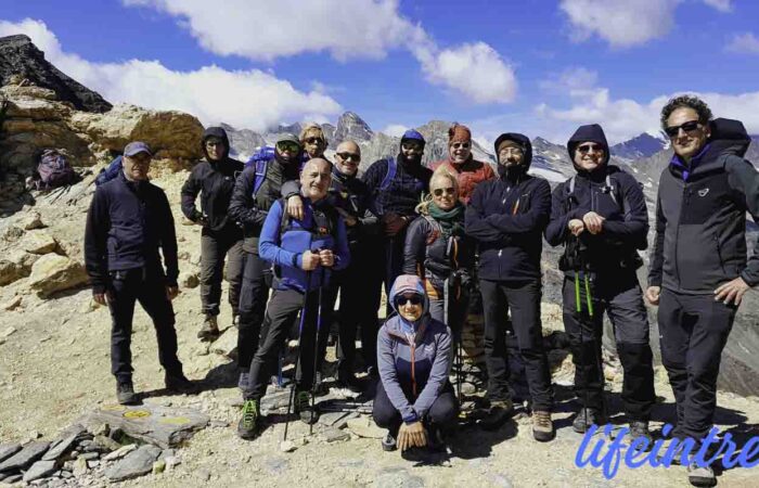Trekking Col Rosset Gruppo bouna compagnia escursionistico Lifeintrek PArco Gran Paradiso