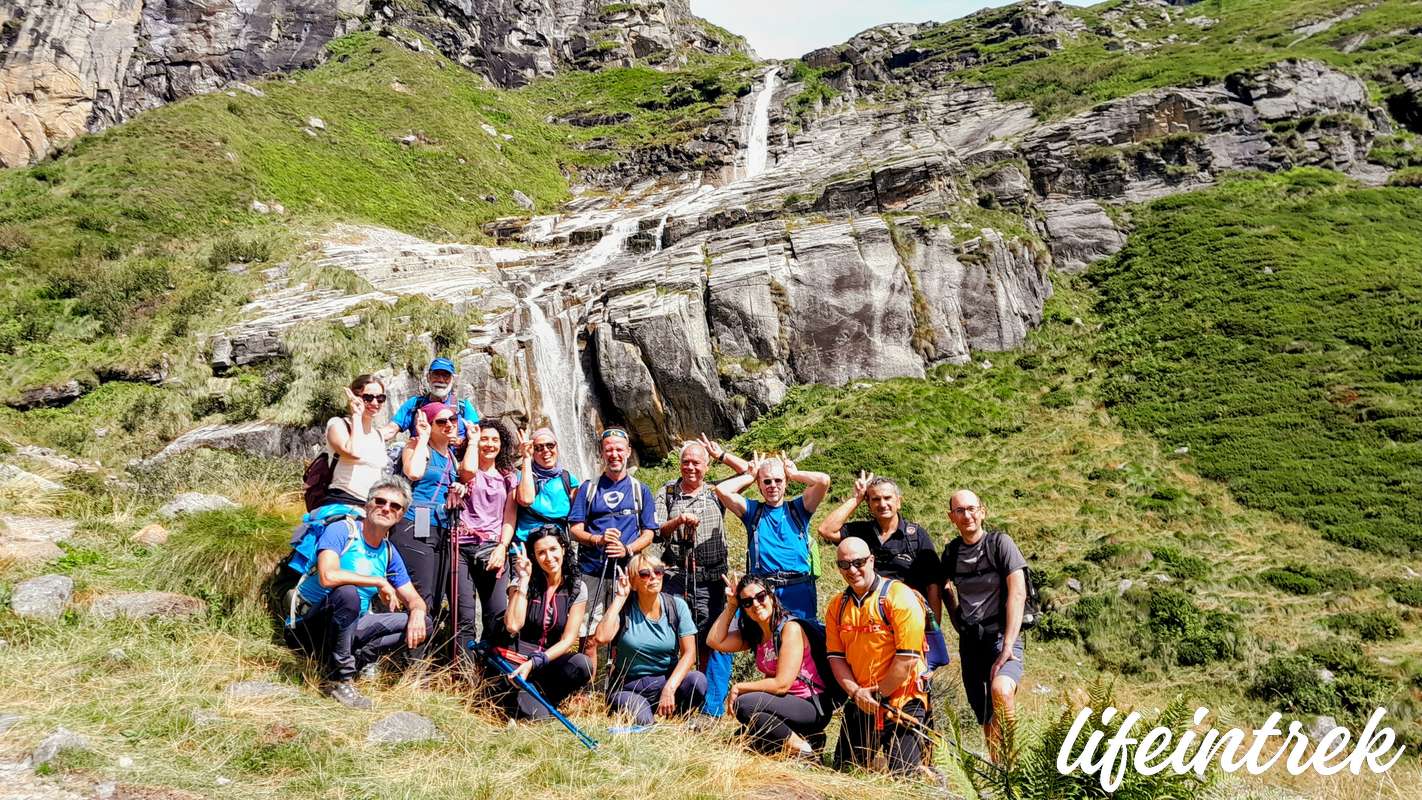 Trekking Alta Dove nasce il Sesia Valsesia Ghiacciaio sorgenti del sesia Monte Rosa Cascata Rifugio Barba Ferrero Pastore Alpe Pile Sorgenti del Sesia