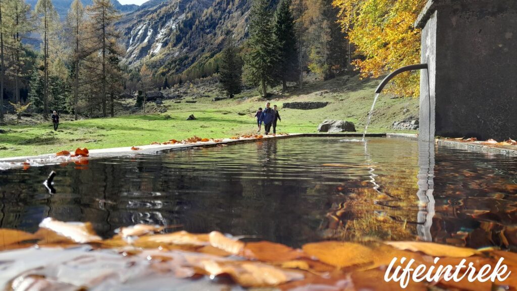 Fontane e alpeggi in Val Bodengo