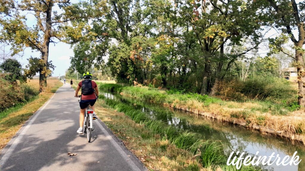 In bici sul naviglio di Bereguardo