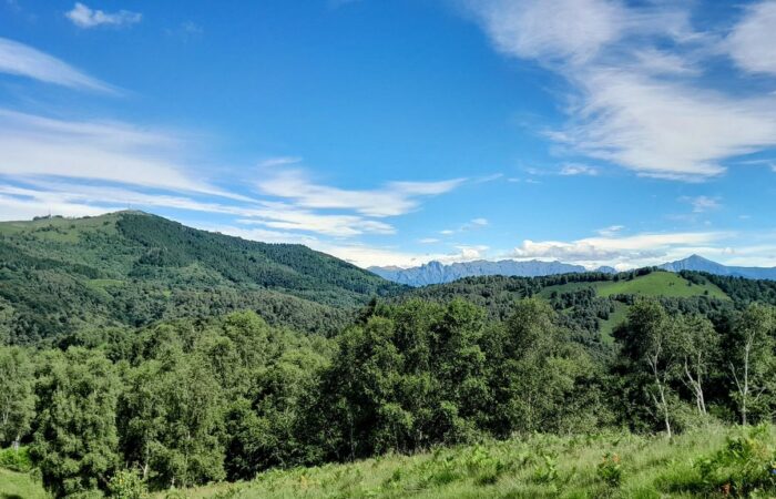 Monte Falò panorama sul Monte Zeda