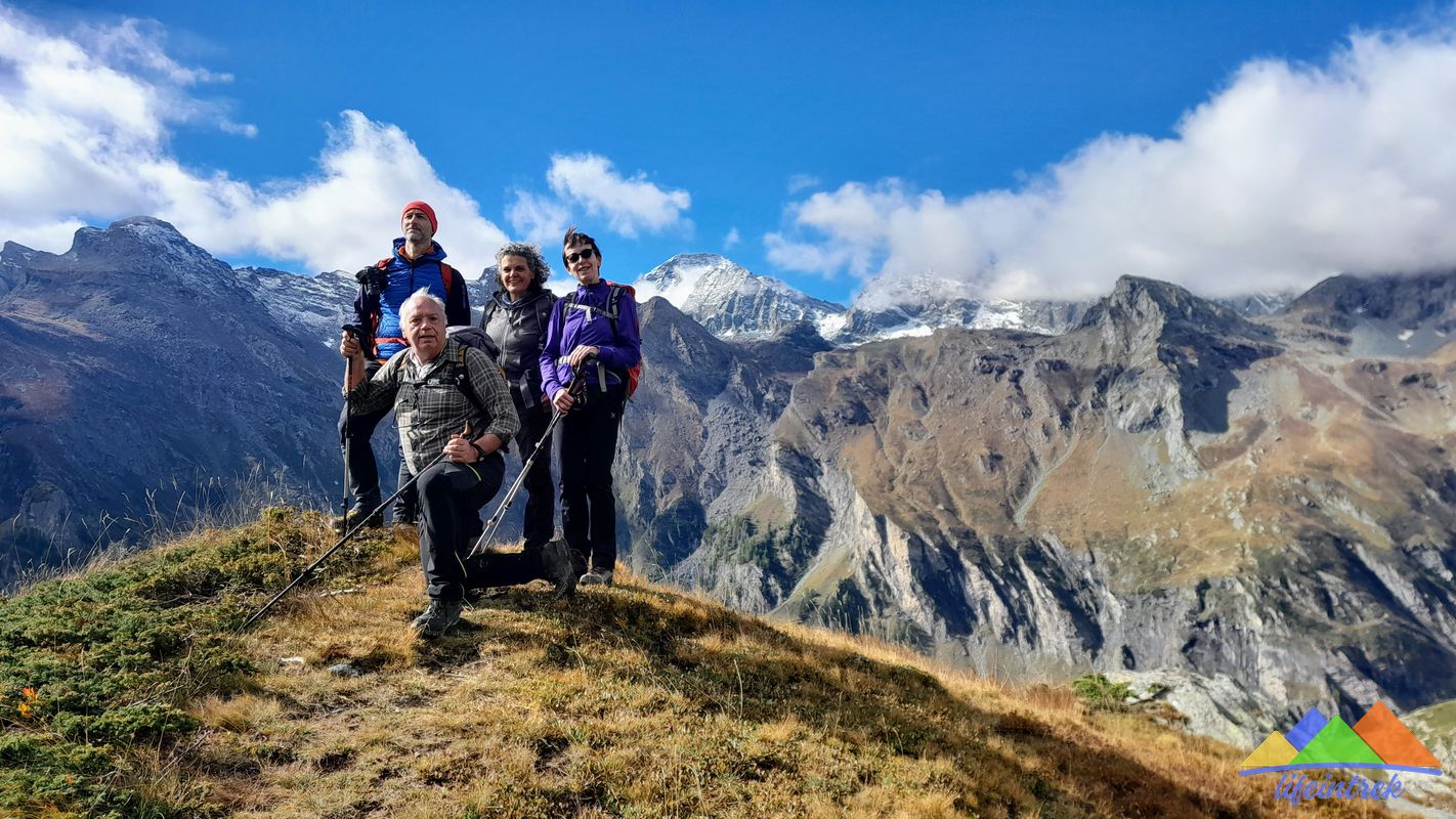 Val Di Lanzo Balme Sentiero Stambecchi Pian della Mussa Ciamarella