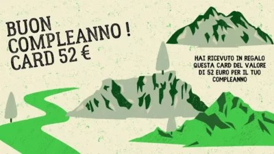 BUONO REGALO COMPLEANNO 52 €