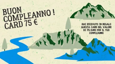 BUONO REGALO COMPLEANNO 75 €