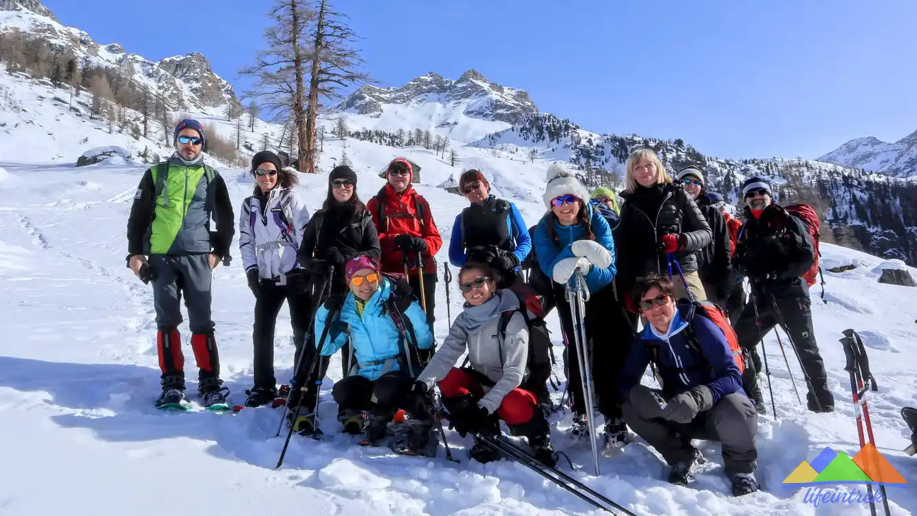 Ciaspolata Escursione Sentiero Val d'Aosta Mascognaz