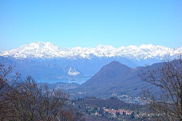 Monte Chiusarella Panorama Sul Monte Rosa
